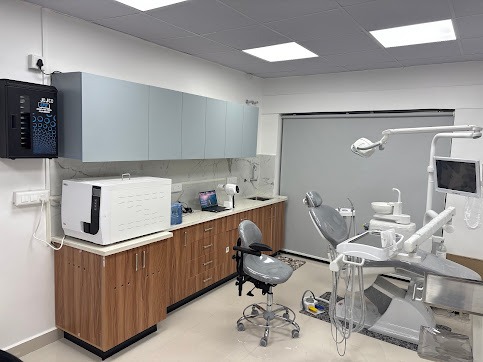 Modern Treatment Room with Grey Chair